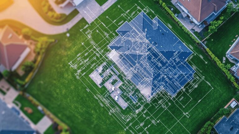 Conseils pour tracer la maison sur le terrain : comment composer avec les servitudes de reseaux